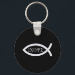 Chaveiro Ichthys | Christian Fish Symbol<br><div class="desc">A beautiful way to share your Faith. Perfect gift for him or her.
The Ichthus or fish symbol was used by early Christians to identify themselves as followers of Jesus Christ and to express their affinity to Christianity.</div>