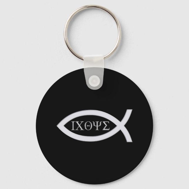 Chaveiro Ichthys | Christian Fish Symbol (Frente)