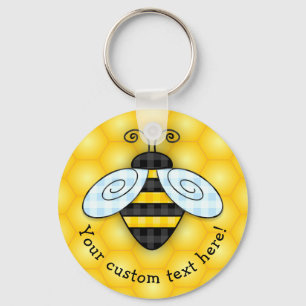 Chaveiro Ícone Buzzing Bumblebee e Honeycomb