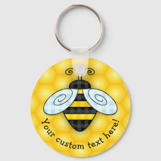 Chaveiro Ícone Buzzing Bumblebee e Honeycomb