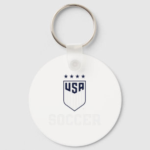 Chaveiro Ícone do Futebol dos Estados Unidos Vermelho Uswnt