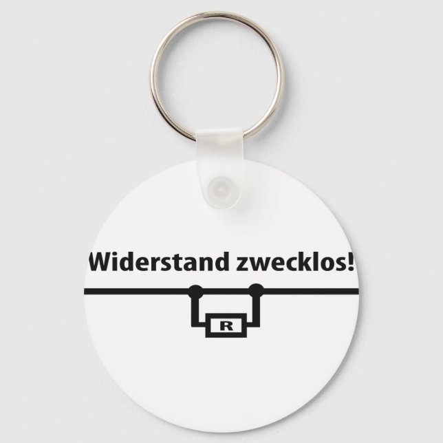 Chaveiro Ícone do Physik Widerstand zwecklos (Frente)