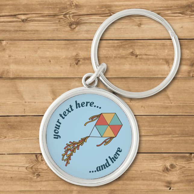 Chaveiro Ícone Kite Azul Claro (Criador carregado)