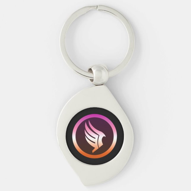 Chaveiro Ícone Orgulho Lésbico Paragon Mass Effect (Frente)