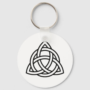 Chaveiro Ícone preto Celta Triquetra Original