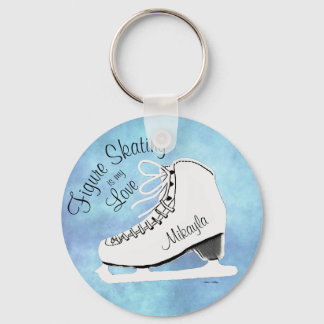 Chaveiro Icy Blue da Figura Personalizada Rapariga de Pé