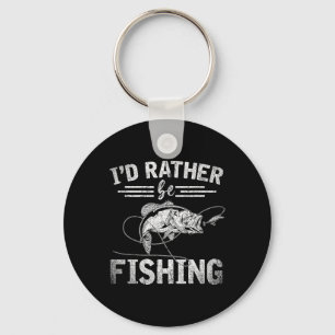 Chaveiro Id Preferencialmentes Estão Pescando Pescador Engr