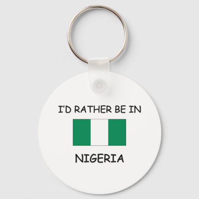 Chaveiro I'd rather be in Nigeria (Frente)