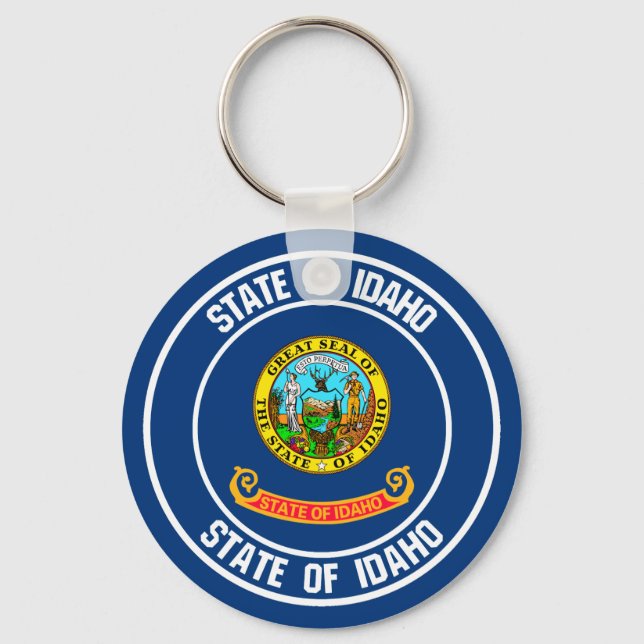 Chaveiro Idaho Round Emblem (Frente)