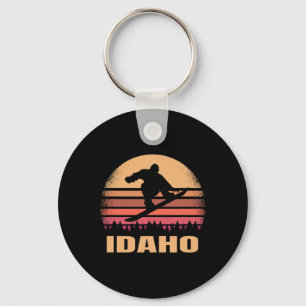Chaveiro Idaho Snowinternamento Vintage Id Neve Boarder Ret