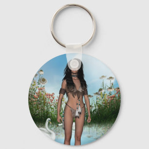 Chaveiro ideal do indiano do caminhante