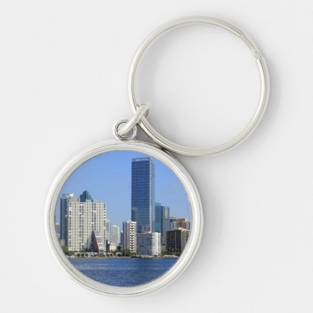 Chaveiro Ideia da skyline de Miami (Frente)