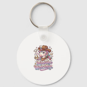 Chaveiro Ideia de Presente de Unicórnio Howdy Adesivo e Cam