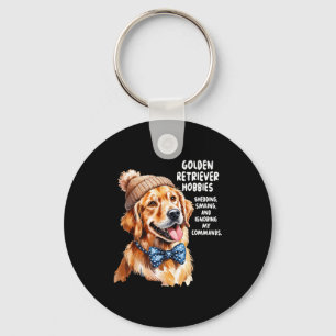 Chaveiro Ideia de Roupa de Golden Retriever para Mulheres &