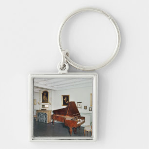 Chaveiro Ideia de uma sala com um piano de cauda