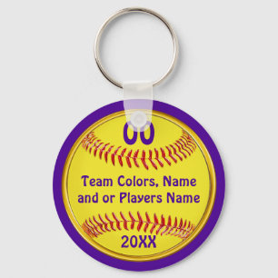 Chaveiro Ideias baratas do presente do softball, seu texto
