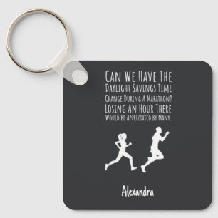 Chaveiro Ideias de Presentes para Corredores de Maratona Pe