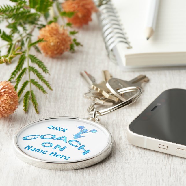 Chaveiro Ideias personalizadas dos presentes do treinador (Lateral)