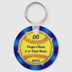 Chaveiro Ideias personalizadas para a equipe de softball em