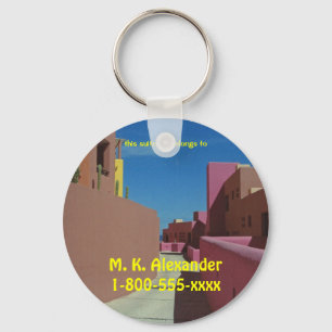 Chaveiro Identificação colorida da bagagem de Cabo. Tag