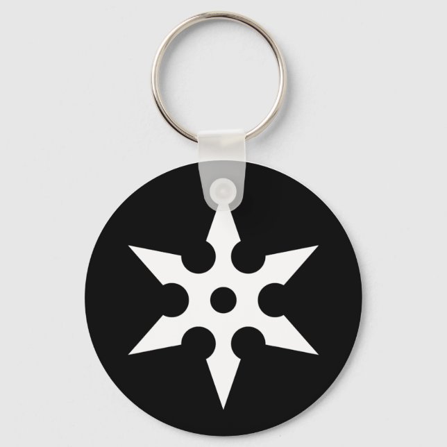 Chaveiro Ideologia Ninja Shuriken (Frente)