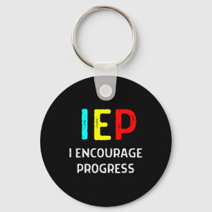 Chaveiro IEP I encoraje o progresso da escola de ensino esp