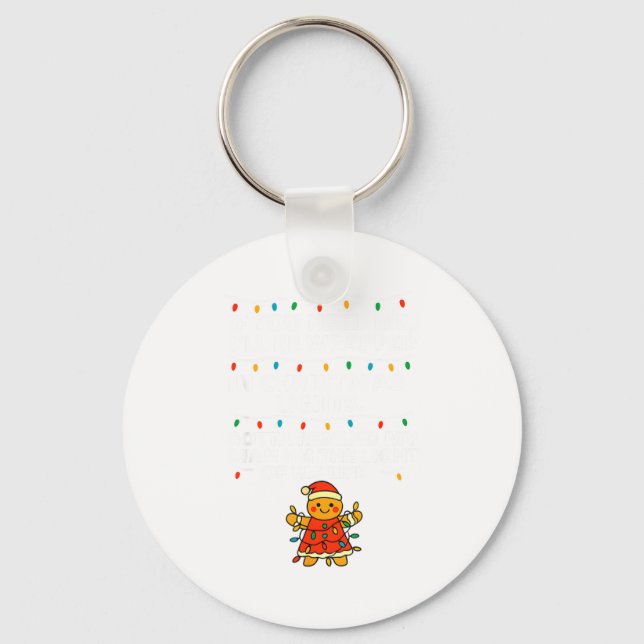 Chaveiro If You Need Me, I'll Be Wrapped In Christmas Light (Frente)