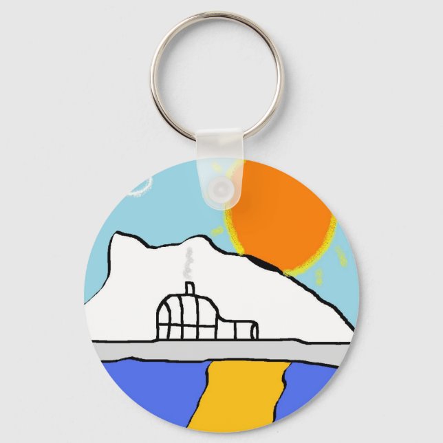 Chaveiro igloo de gelo (Frente)