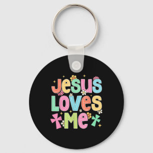 Chaveiro Igreja Cristã Bíblica Groovy Jesus Me Ama