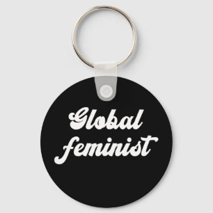 Chaveiro Igualdade Feminista Global Empoderamento Vintage P