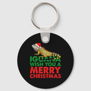 Chaveiro Iguana Deseja Um Feliz Natal Iguana Engraçado