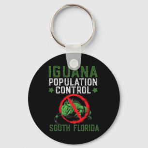 Chaveiro Iguana Hunting Design para South Florida Iguana Hu