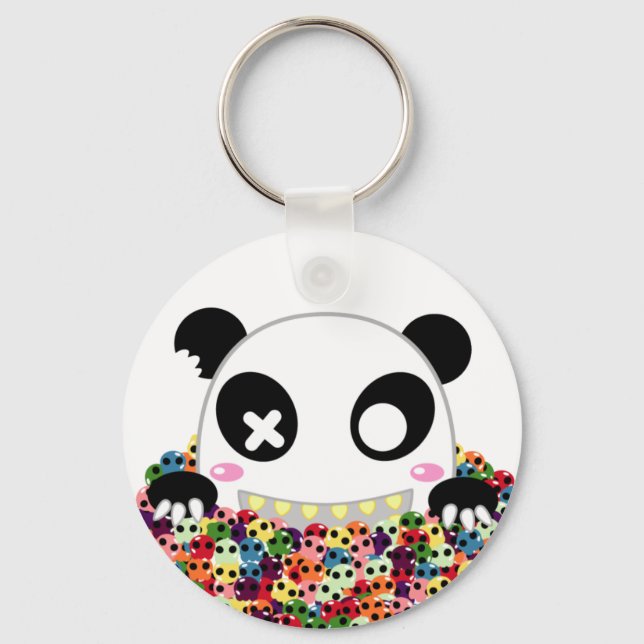 Chaveiro Ijimekko, o Panda - Pântanos de Açúcar (Frente)