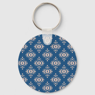 Chaveiro Ikat Geométrico Folklore Damask Ornament