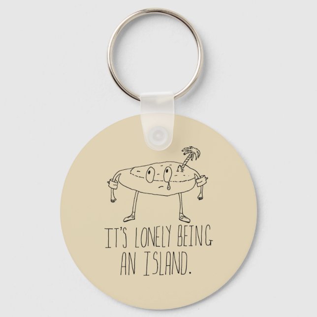 Chaveiro Ilha Cartoon (Frente)