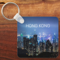 Ilha de Hong Kong - Skyline Panorama Night Souveni