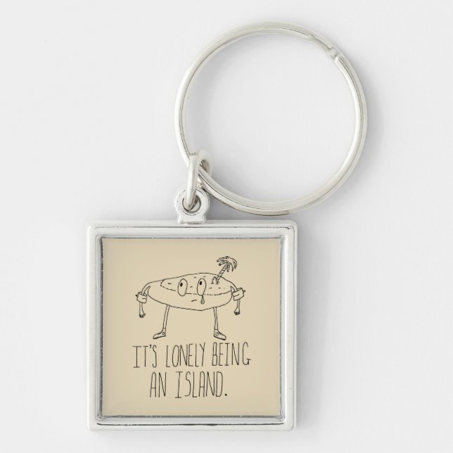 Chaveiro Ilha dos desenhos animados (Frente)