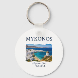 Chaveiro Ilha Grega Mykonos Férias Viagens Vida Costeira