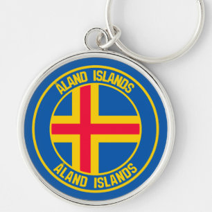 Chaveiro Ilhas Åland Round Emblem