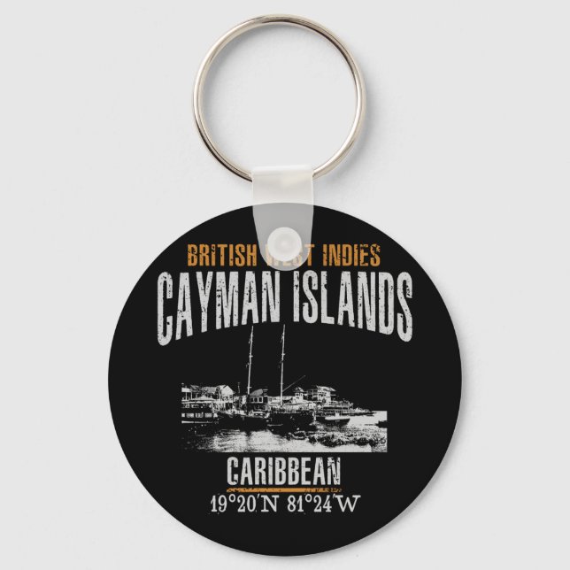 Chaveiro Ilhas Cayman (Frente)