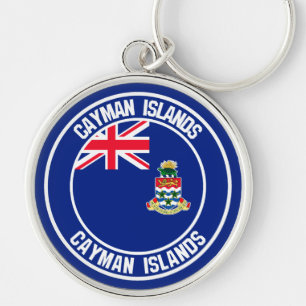 Chaveiro Ilhas Cayman Round Emblem