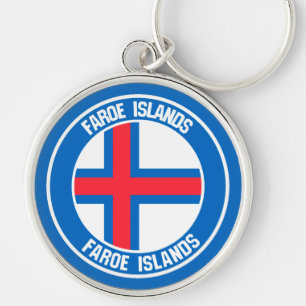 Chaveiro Ilhas Faroé Round Emblem