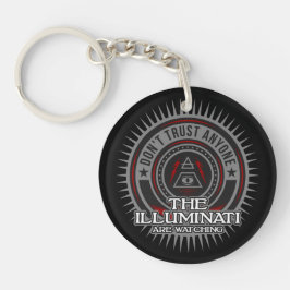 Chaveiro Illuminati está assistindo Não Confie em Ninguém