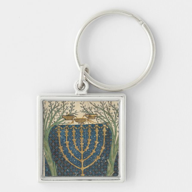 Chaveiro Iluminação de um menorah, de (Frente)
