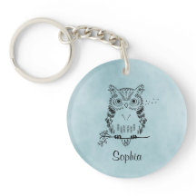 Ilustração bonito personalizada da coruja