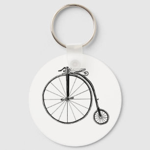 Chaveiro Ilustração da Bicicleta Penny Farthing