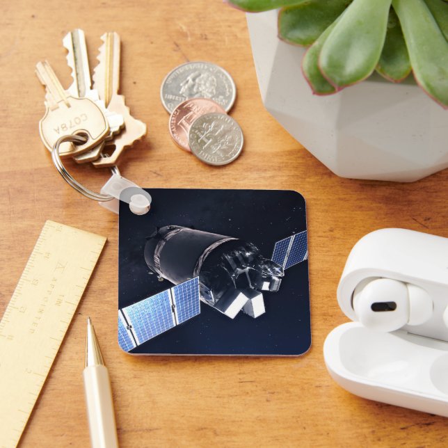 Chaveiro Ilustração Da Nave Espacial Xl Do Dragão. (Mesa)