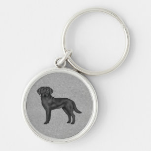 Chaveiro Ilustração de desenho animado de cão Labrador Retr