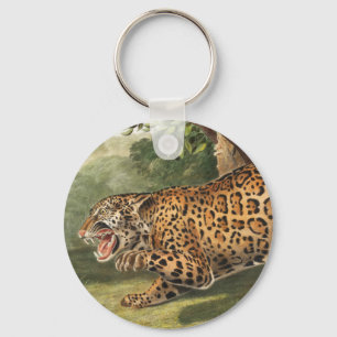 Chaveiro Ilustração de Jaguar (Felis onca)