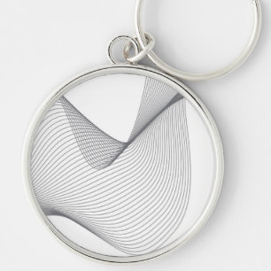 Chaveiro Ilustração de onda urbana moderna, simples e fut